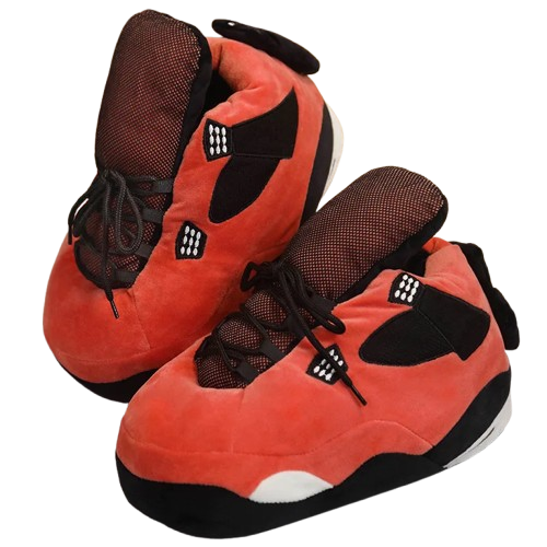 Fluffy Red Slippers Basketball