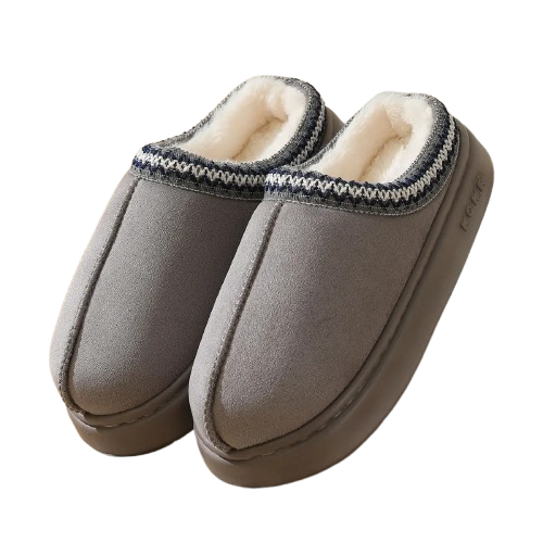 Gray Slippers